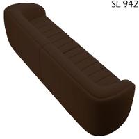 Sofa 4 Lugares 332 Cm Memphis Veludo Sl 942 Moll Sl 942 - 5