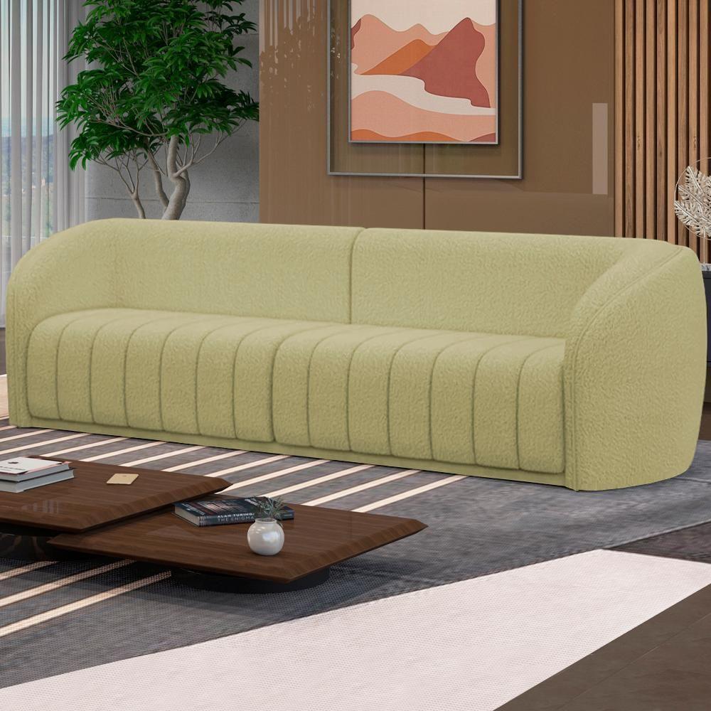 Sofa Decorativo 4 Lugares 332 Cm Memphis Boucle Tce 1001 Moll Tce 1001 - 8