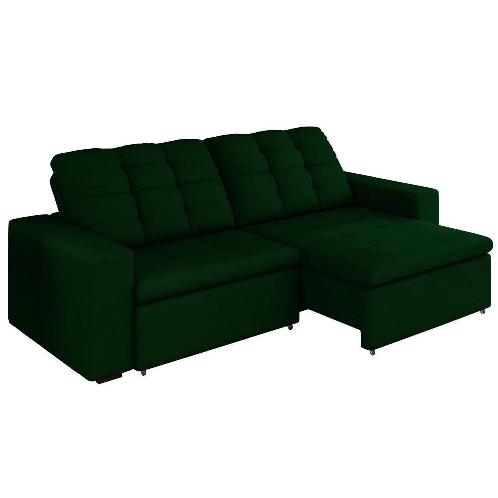 Sofa Retratil E Reclinavel 230 Cm Max Veludo Sl 947 Moll Sl 947 - 1