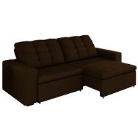 Sofa Retratil E Reclinavel 210 Cm Max Veludo Sl 942 Moll Sl 942 - 1