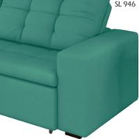 Sofa Retratil E Reclinavel 210 Cm Max Veludo Sl 946 Moll Sl 946 - 7