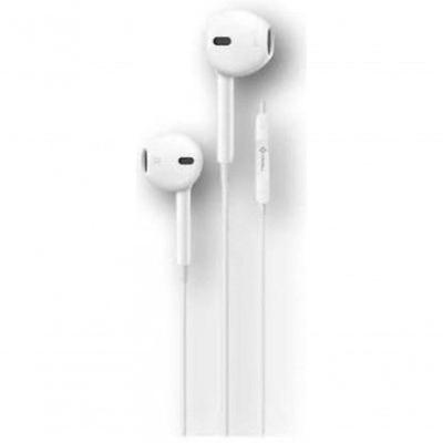 Fone De Ouvido Earphone Com Fio E Microfone P2 Cor:branco