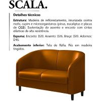Sofa Decorativo 2 Lugares 120 Cm Scala Corano Tcs 727 Moll Tcs 727 - 6