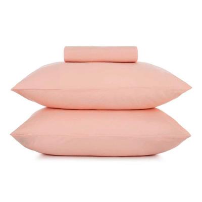 Jogo de Cama Solteiro Toque Acetinado 3 Peças Rosa Lunar Altenburg