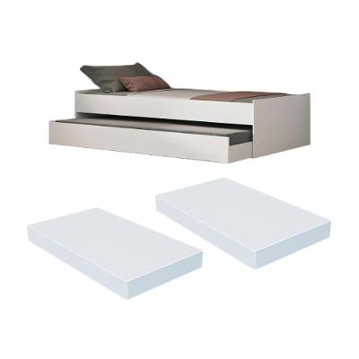 Bicama Solteiro Com Colchões Inclusos Multimóveis Mp4780 Branco