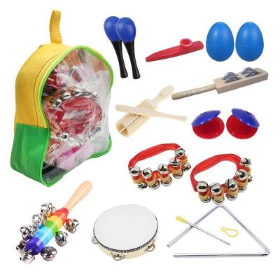 Kit Bandinha Infantil Com 10 Instrumentos E Mochila