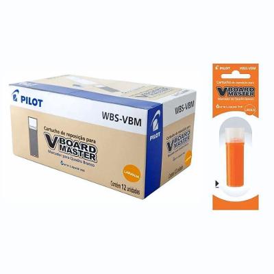 Caixa 12 Unidades Refil Marcador V-board Master (quadro Branco) Pilot Laranja