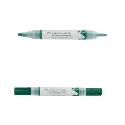 Marcador Multimark Criativo Shake & Paint 2 Em 1 Faber-castell (1 Unidade). Verde Escuro