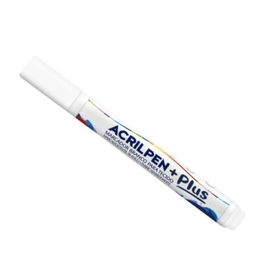 Caneta Marcador Para Tecido Acrilpen Branco