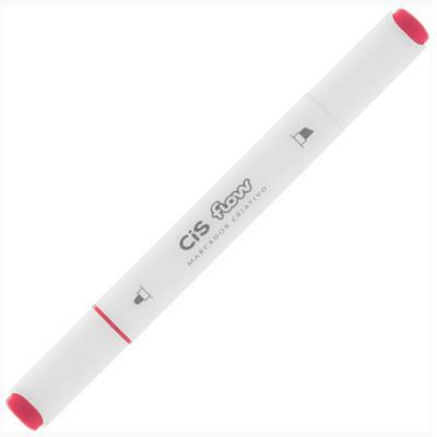 Marcador Criativo Ponta Dupla Flow Cis Vermelho