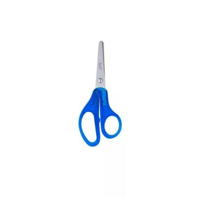 Tesoura Escolar 13cm Ponta Redonda Zoom Brw Azul