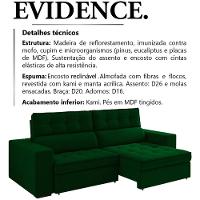 Sofa Retratil E Reclinavel 3 Lugares 246 Cm Evidence Sl 947 Veludo Moll Sl 947