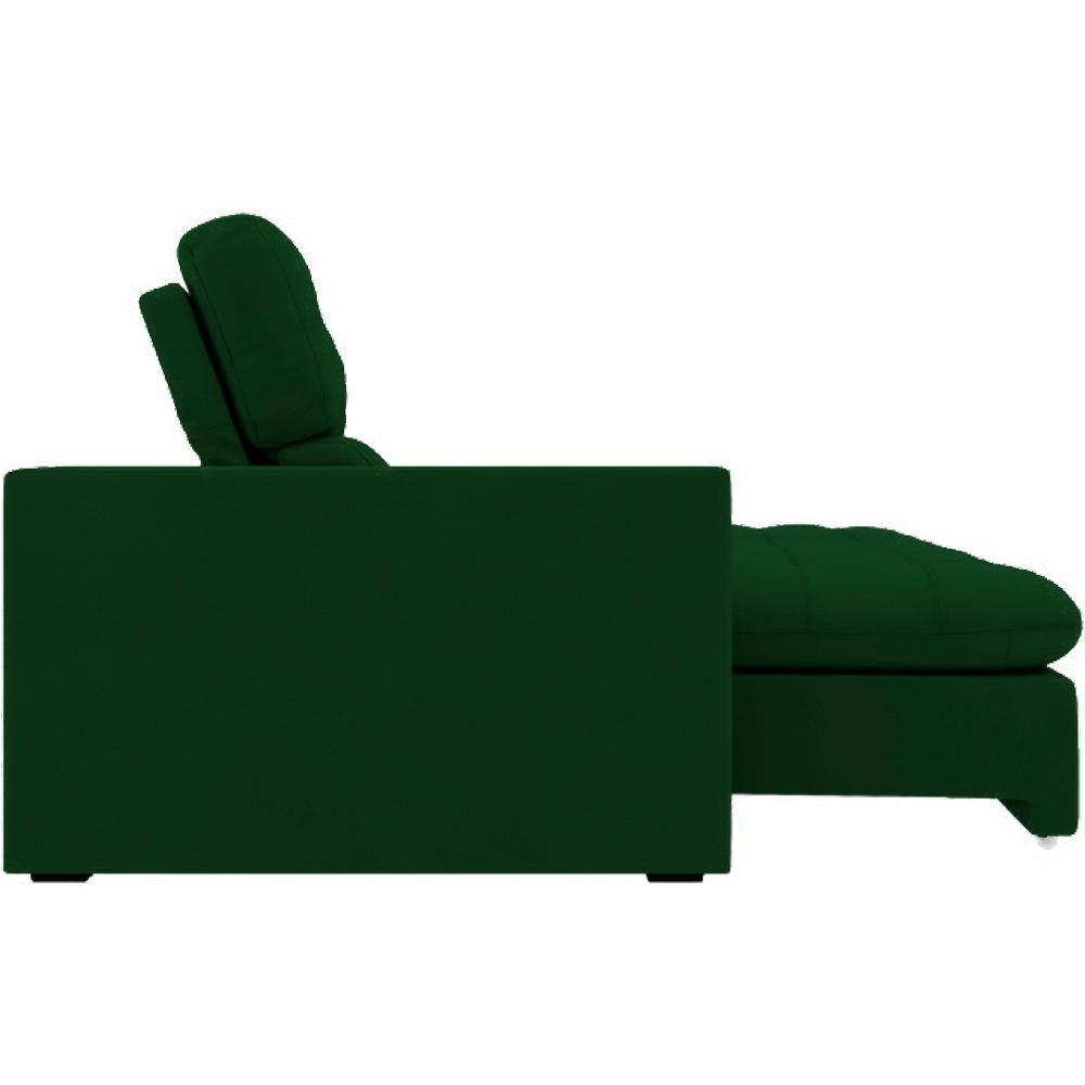 Sofa Retratil E Reclinavel 3 Lugares 218 Cm Eldorado Sl 947 Veludo Moll Sl 947 - 6