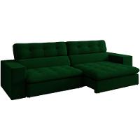 Sofa Retratil E Reclinavel 3 Lugares 218 Cm Eldorado Sl 947 Veludo Moll Sl 947 - 1