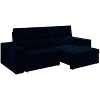 Sofa Retratil E Reclinavel 3 Lugares 218 Cm Evidence Sl 948 Veludo Moll Sl 948 - 1