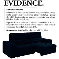Sofa Retratil E Reclinavel 3 Lugares 218 Cm Evidence Sl 948 Veludo Moll Sl 948 - 17