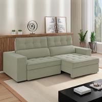 Sofa Retratil E Reclinavel 3 Lugares 246 Cm Evidence Sl 940 Veludo Moll Sl 940 - 5