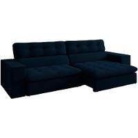 Sofa Retratil E Reclinavel 3 Lugares 218 Cm Eldorado Sl 948 Veludo Moll Sl 948 - 1