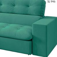 Sofa Retratil E Reclinavel 3 Lugares 218 Cm Eldorado Sl 946 Veludo Moll Sl 946 - 7