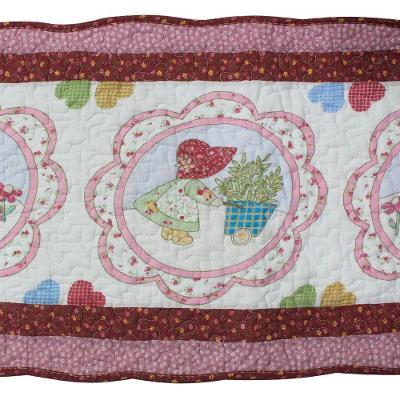 Tapete Patchwork Cozinha Quarto Menina Do Campo 100% Algodão 2,40m X 41cm