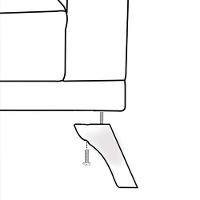 Sofá 180Cm 3 Lugares Com Almofadas Pés Curvos Veras Suede D05 Bege Claro - Mpozenato - 14