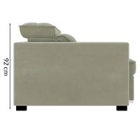 Sofa Retratil E Reclinavel 3 Lugares 218 Cm Evidence Sl 940 Veludo Moll Sl 940 - 5