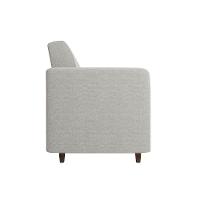 Sofá 03 Lugares Arezzo Linho Pés Chanfrado Tabaco - D'rossi Cor A05 Cinza - 5