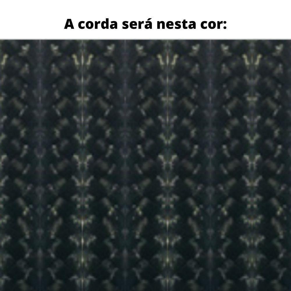 Sofá 2 Lugares Saibi Ozki 150Cm Poliéster Cinza Madeira Eucalipto Cedro Corda Náutica Plana Poliéste - 5