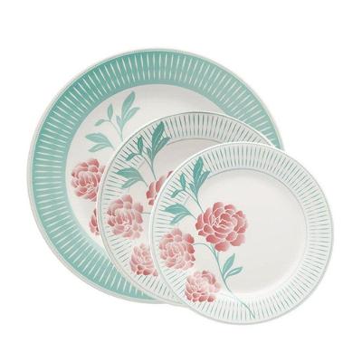 Kit Jogo Pratos Jantar Para 12 Pessoas 36pçs Oxford Bloom