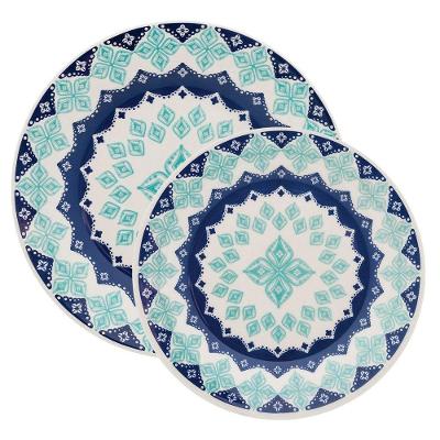 Kit Pratos Rasos E Lanche Donna Lola Oxford® Cerâmica 12 Peças