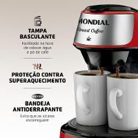 Cafeteira Mondial 2 Xícaras Smart Coffee C-42-2X-Ri 127V