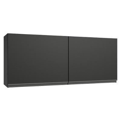 Armário Aéreo 120 Cm 2 Portas Preto Nice Madesa Preto