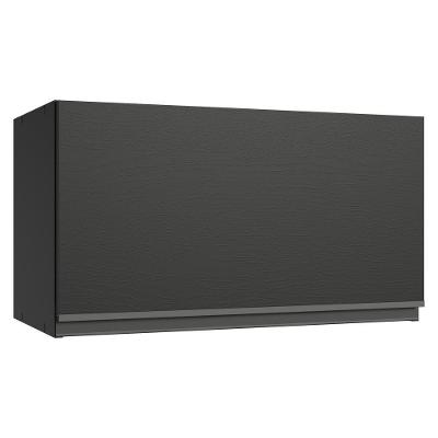 Armário Aéreo 60 Cm 1 Porta Basculante Preto Nice Madesa