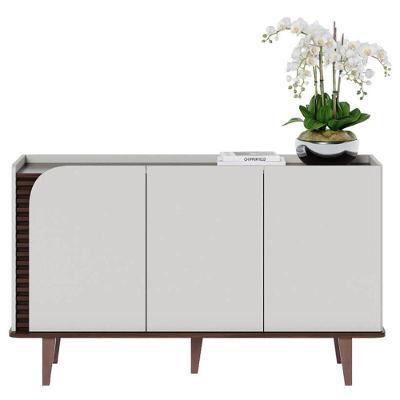 Aparador Buffet Jurerê Off White Matte Nogueira Real - Colibri