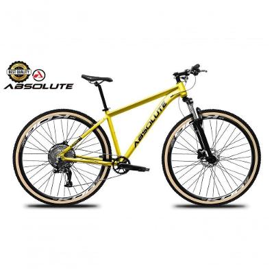 Bicicleta Aro 29 Nero 5 Peças Inteira Absolute 12v Hollowtech Hidráulica Garfo Trava No Guidão Amarelo 21