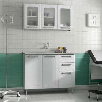 Armário Para Clínicas/enfermaria Com Pia Múltipla Bertolini