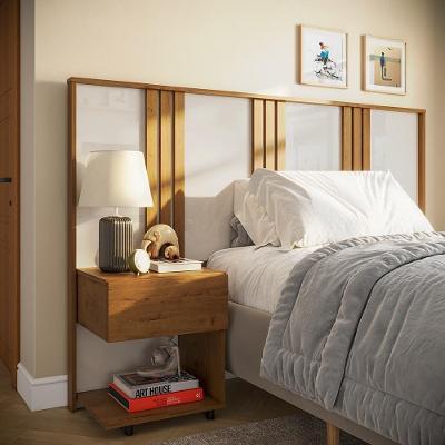 Cabeceira Sleep Movelove Cama Solteiro + Criado Suspenso