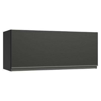 Armário Aéreo 80 Cm 1 Porta Basculante Preto Nice Madesa Preto