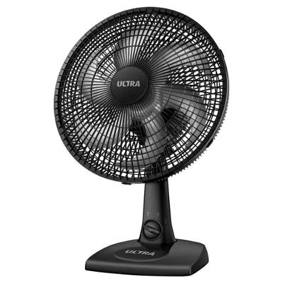 Ventilador de Mesa Mondial 30cm 6 Pás 3 Velocidades Preto Prata 220V