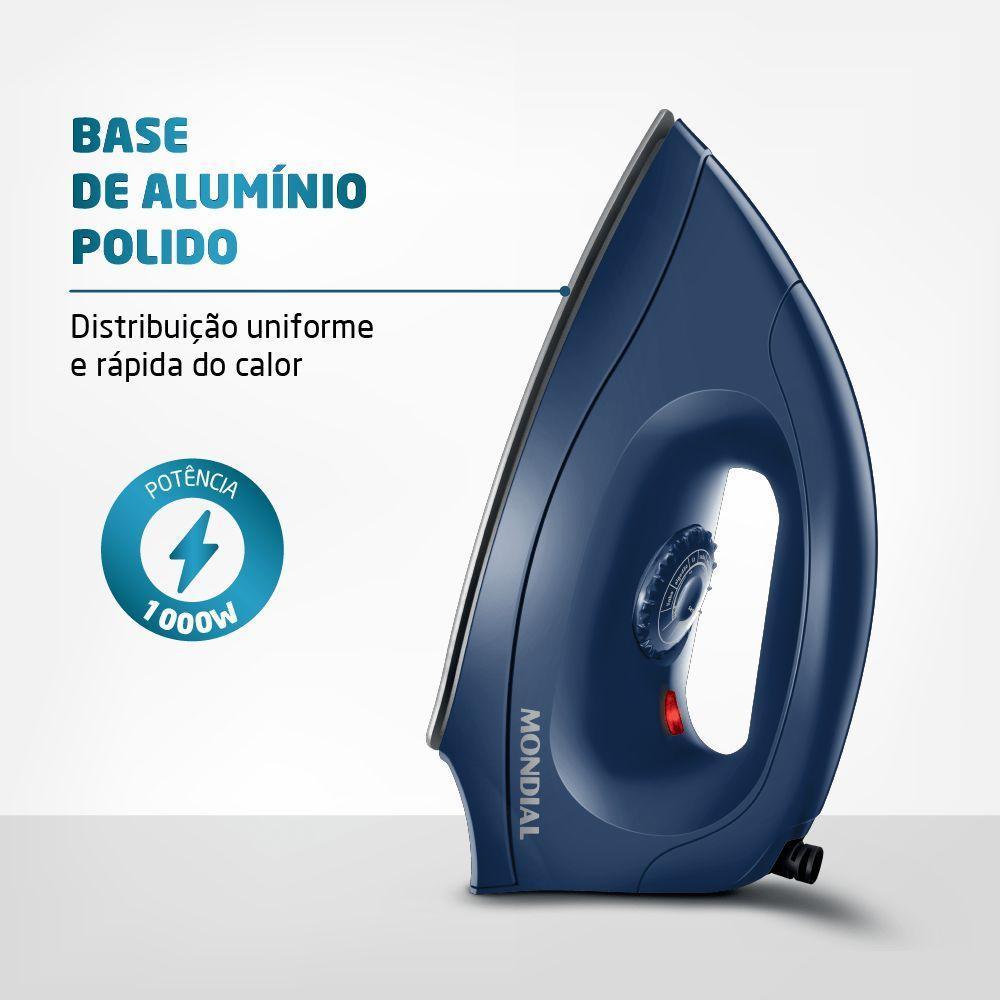 Ferro A Seco Mondial - Fsn-55-bl 60hz 127V - 5