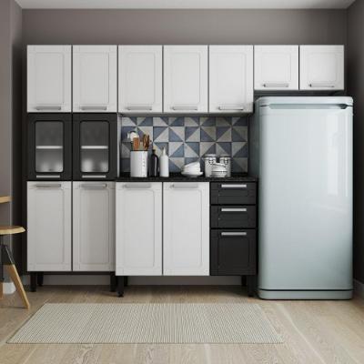 Cozinha Completa Aço Múltipla 14 Portas 2 Gavetas Bertolini