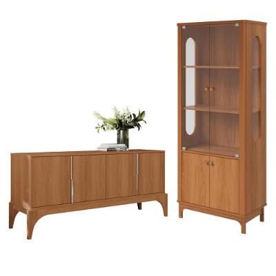 Conjunto Cristaleira + Buffet Ira Jequitiba