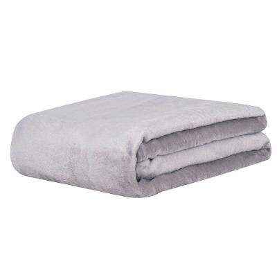 Cobertor Manta Super Soft 300g Casal 1,80mx2,20m Prata Sonhare