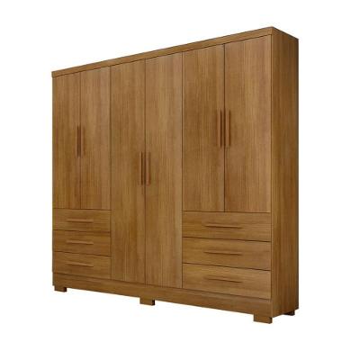 Guarda Roupa Solteiro 6 Portas 6 Gav Berlim Novo Horizonte