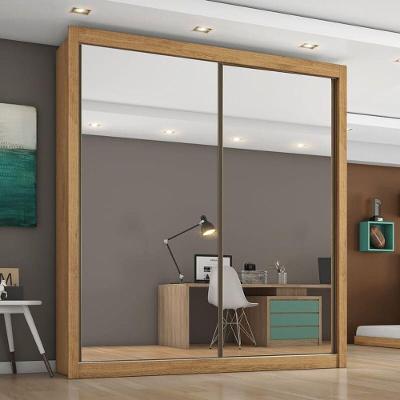 Guarda Roupa Espelhado 2 Portas 4 Gavetas Zurique Europa