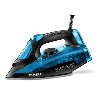 Ferro a Vapor Mondial F-53 com Base Cerâmica Diamante Preto Reservatório 400ml 110V