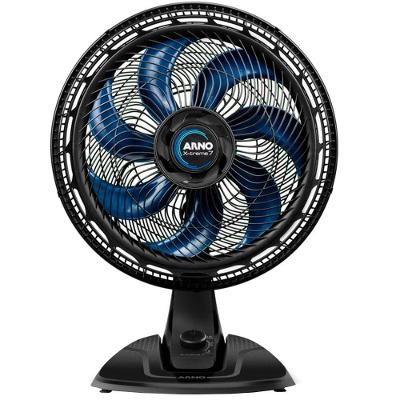 Ventilador de Mesa Arno 150W 40cm 7 Pás 3 Velocidades Preto 110V
