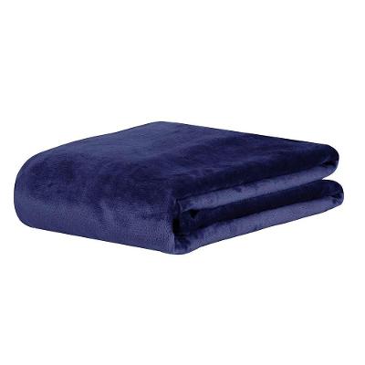 Manta Super Soft 300g Casal 1,80mx2,20m Sonhare Marinho