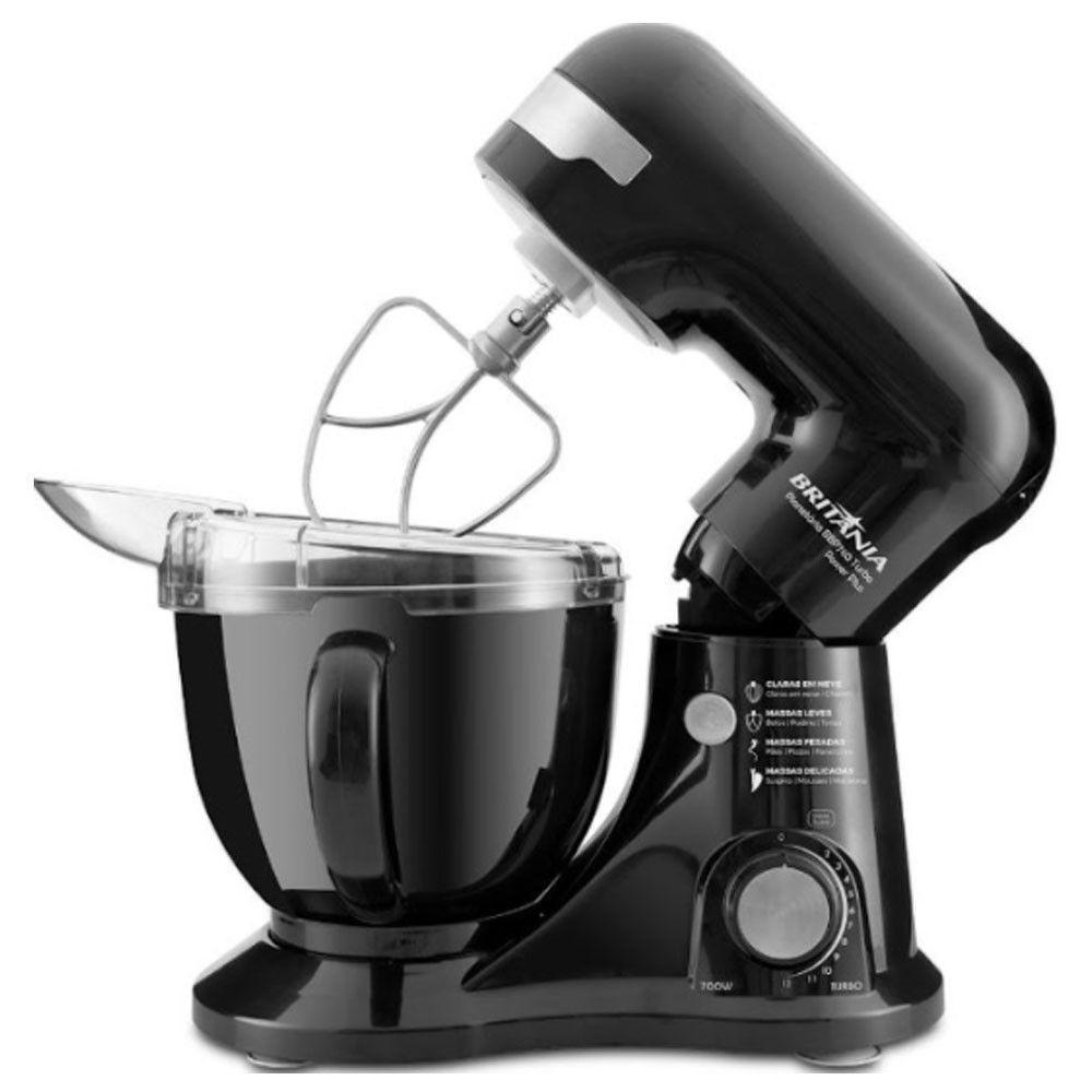 Batedeira Planetária Britânia 4,5 L Preto 220v - 3