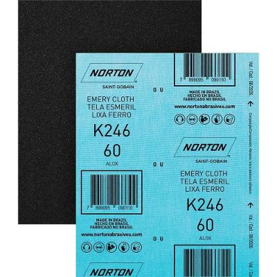 Folha De Lixa Ferro/pano Grão 60 Norton K246